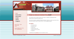 Desktop Screenshot of klemp.cz